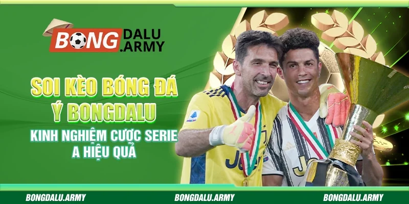 Soi kèo bóng đá Ý Bongdalu - Kinh nghiệm cược Serie A hiệu quả