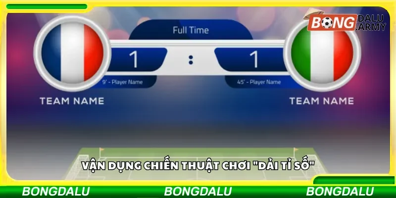 Vận dụng chiến thuật chơi "dải tỉ số"